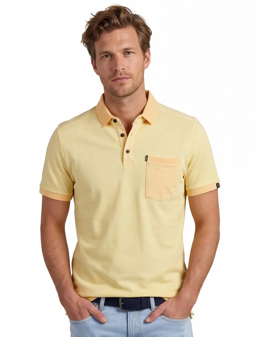 Vanguard Poloshirt V-hals Oranje