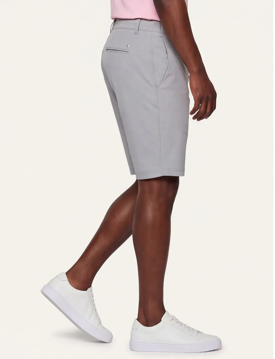 North84 short slim fit grijs