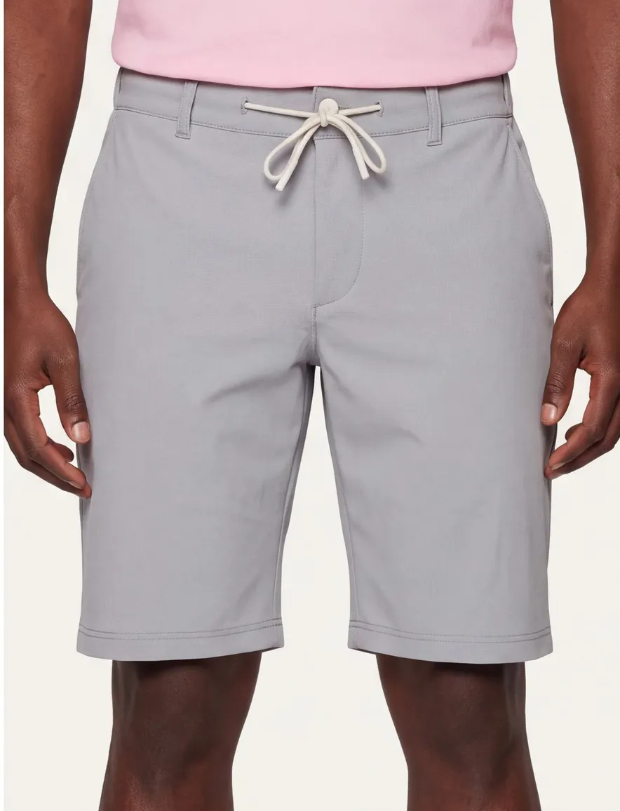 North84 short slim fit grijs