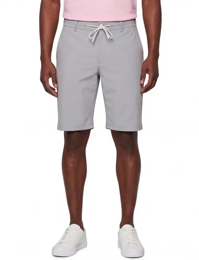 North84 North84 short slim fit grijs