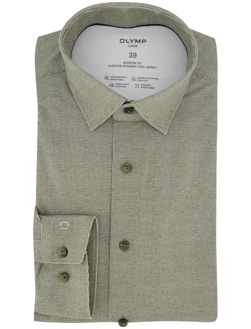 Overhemd 24/Seven Dynamic Flex Jersey groen