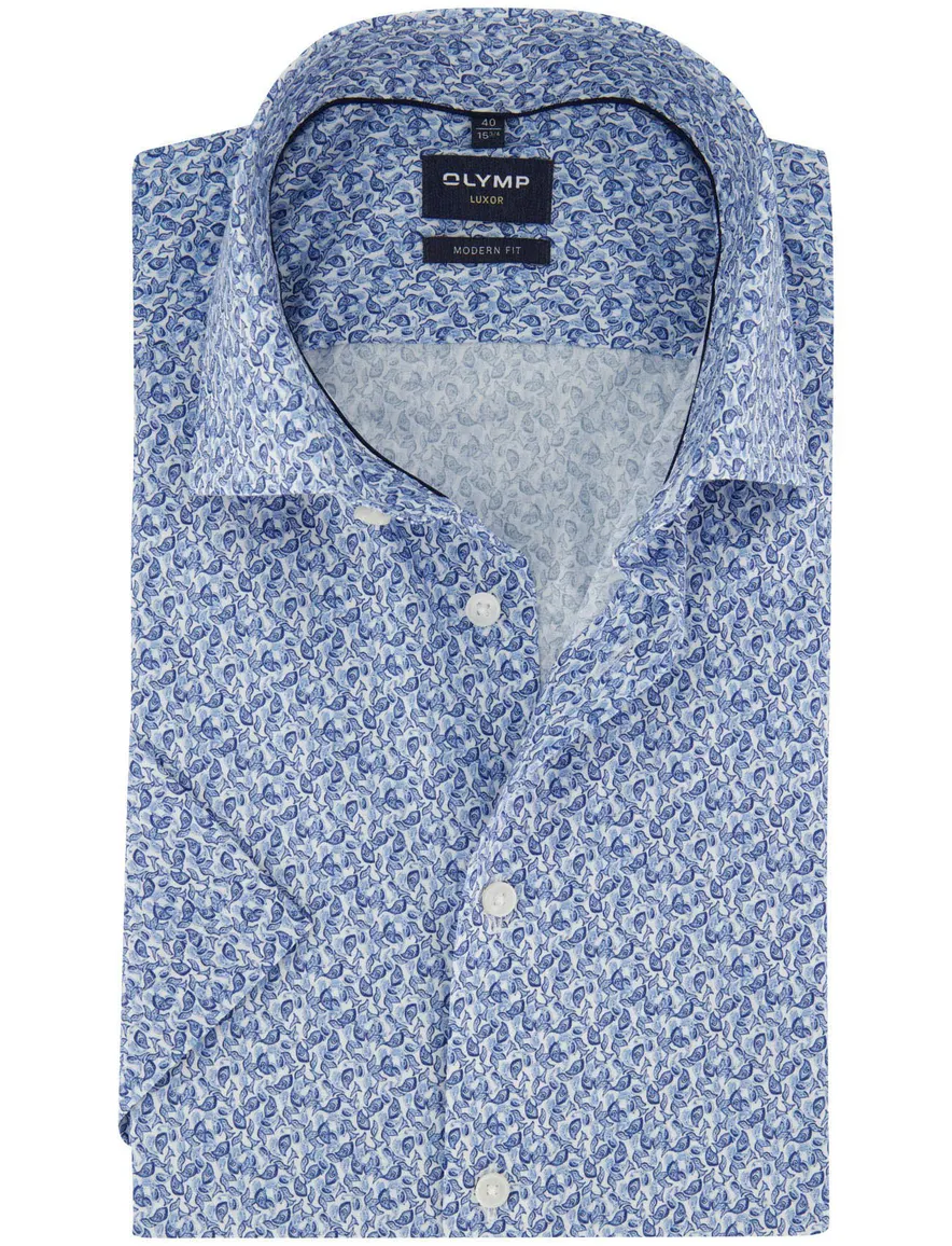 Overhemd Olymp blauw