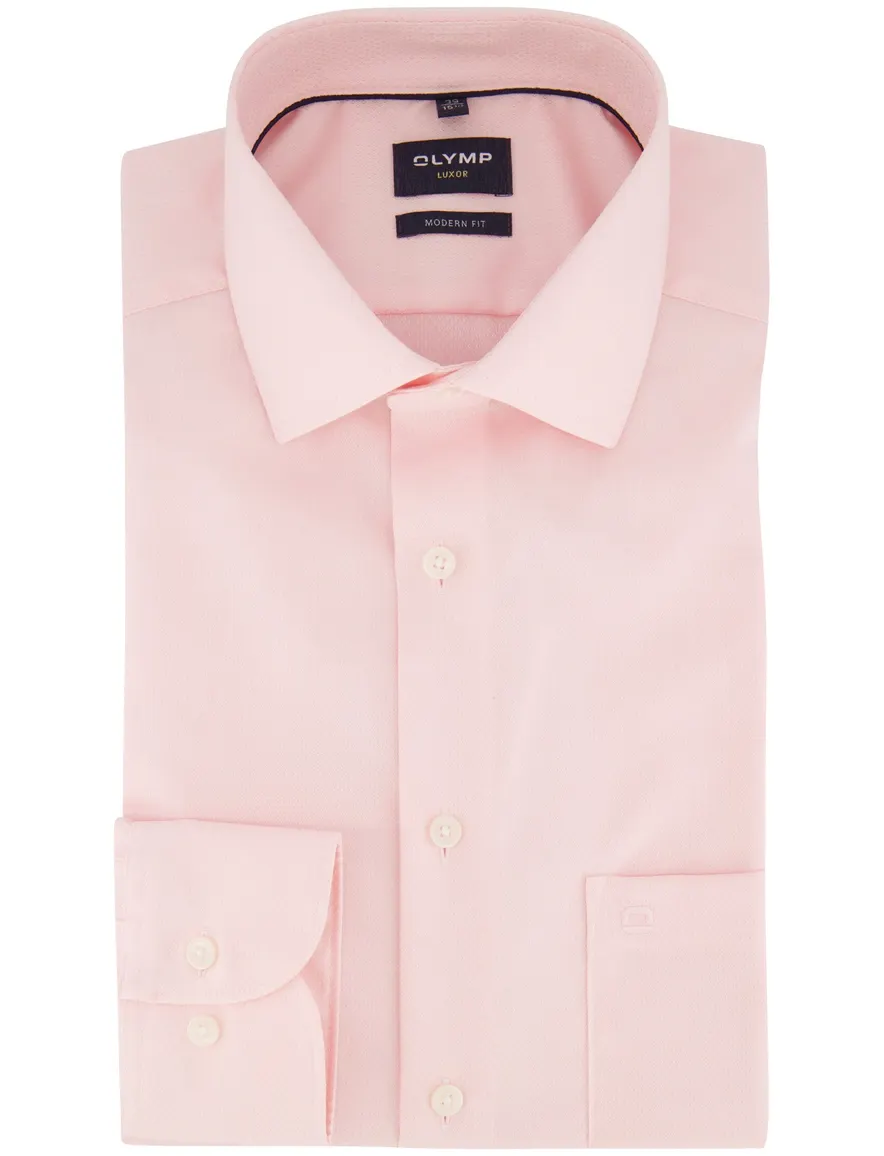 Olymp overhemd roze effen