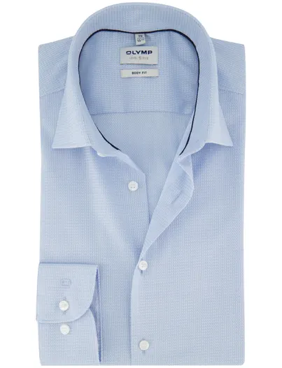 Olymp Overhemd Olymp lichtblauw slim fit