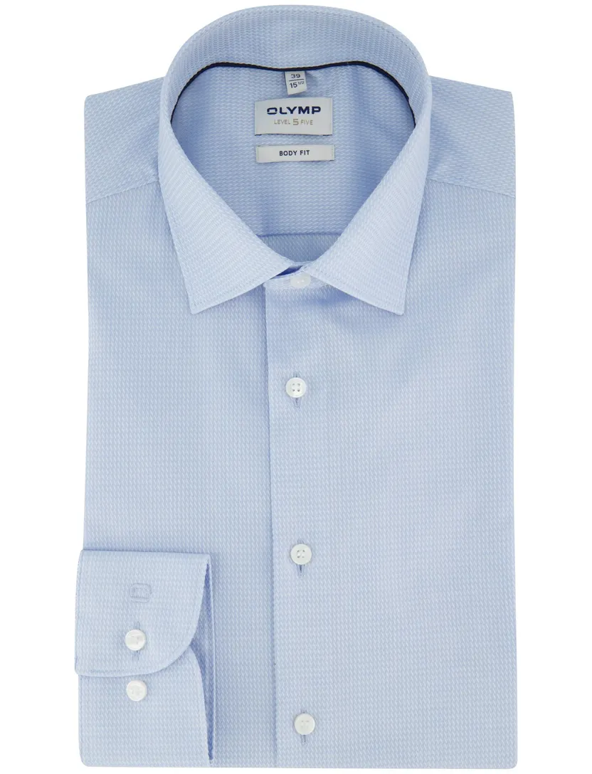 Overhemd Olymp lichtblauw slim fit