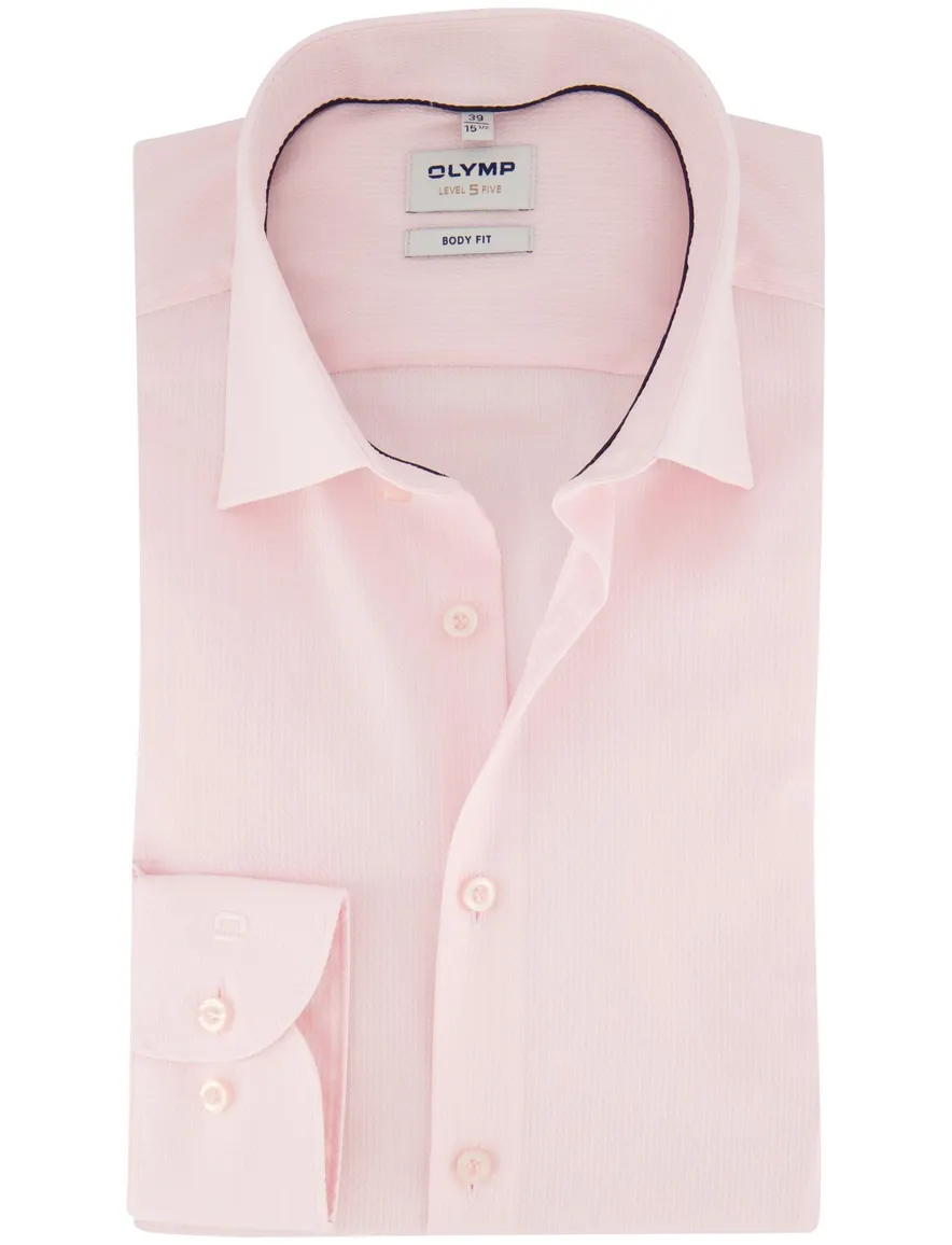 Olymp overhemd roze effen