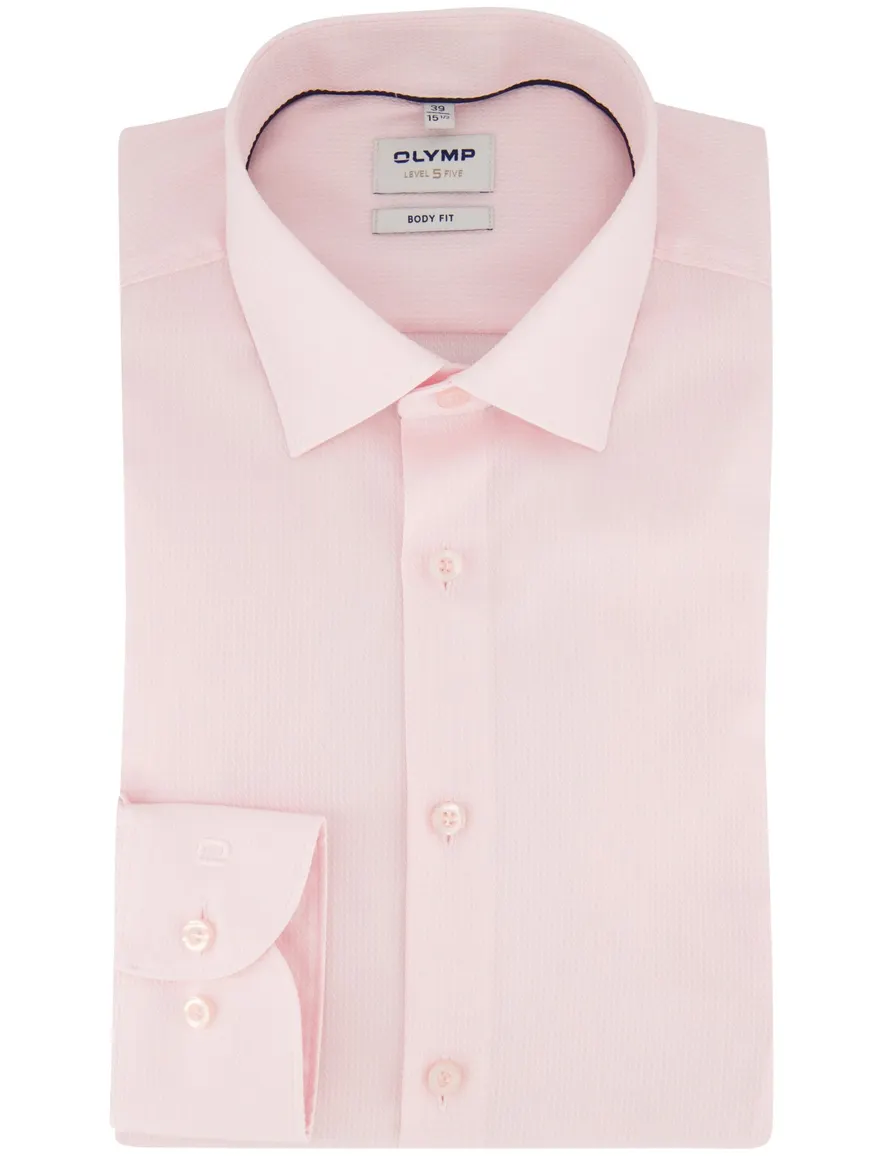 Olymp overhemd roze effen