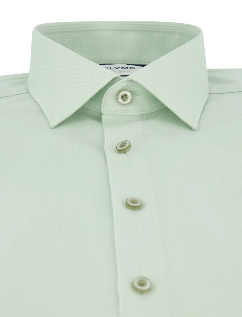 Overhemd Olymp groen slim fit