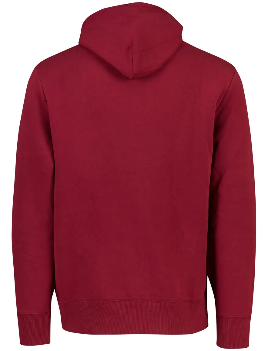 Hoodie Gant rood