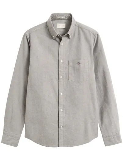 Gant Overhemd Gant Regular Fit grijs