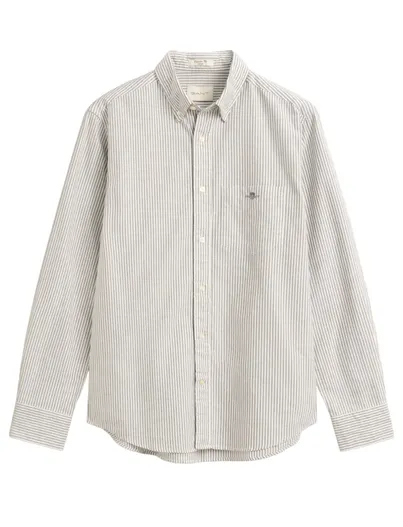 Gant Overhemd Gant Regular Fit beige