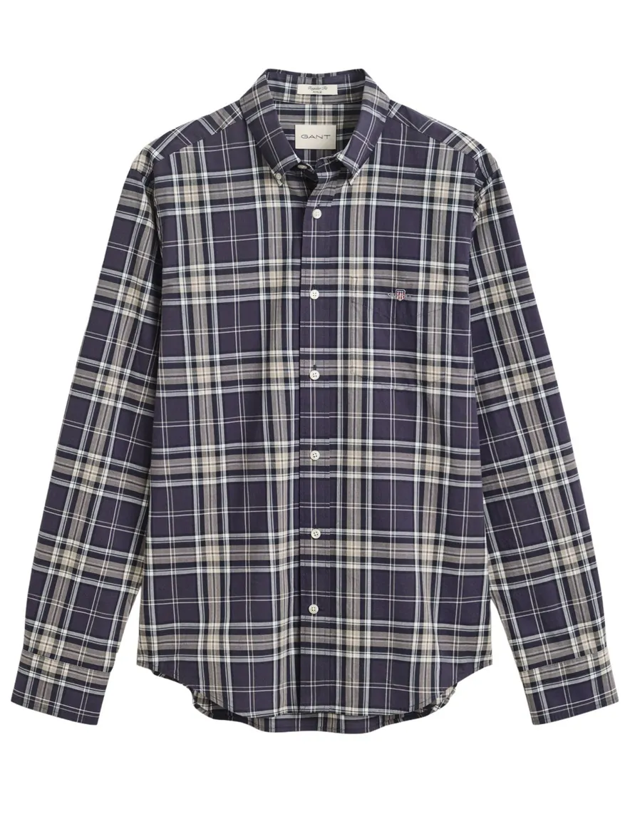 Overhemd Gant blauw
