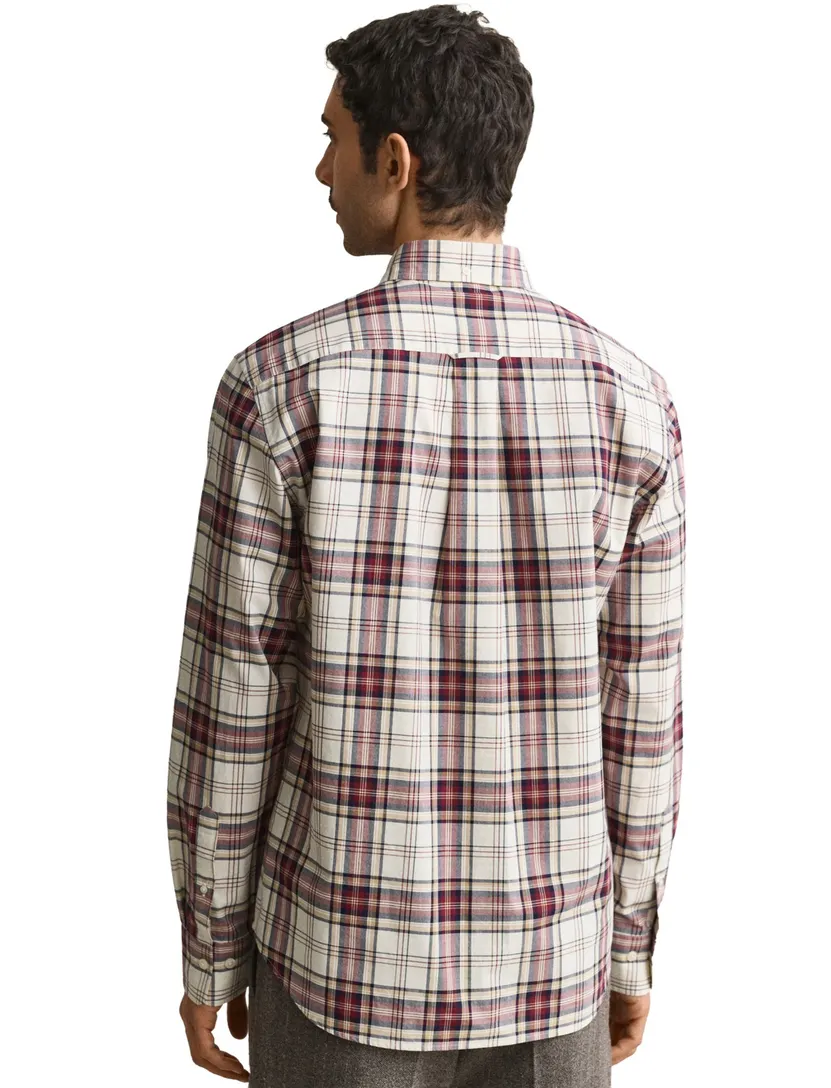 Overhemd Gant Regular Fit rood