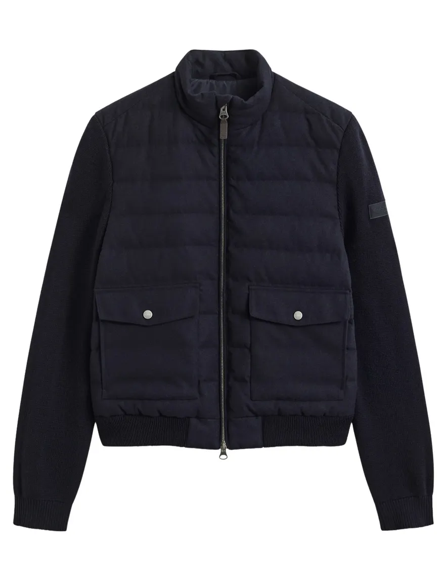 Gant Regular Fit softshell jas donkerblauw