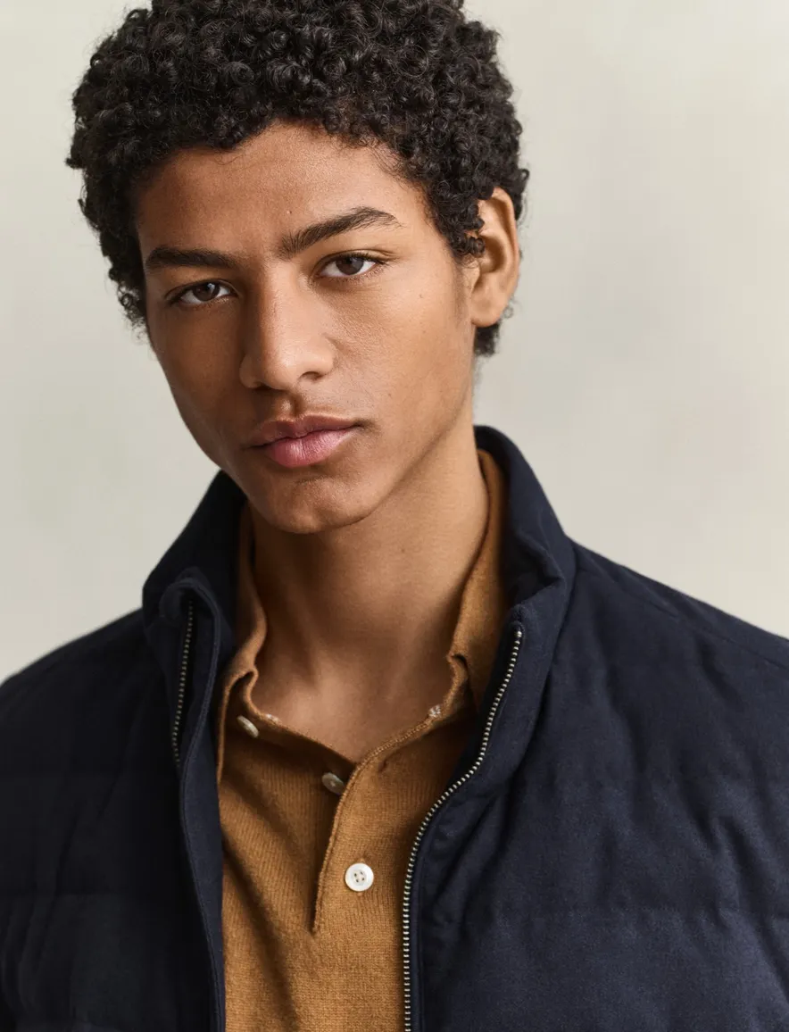 Jas Gant donkerblauw