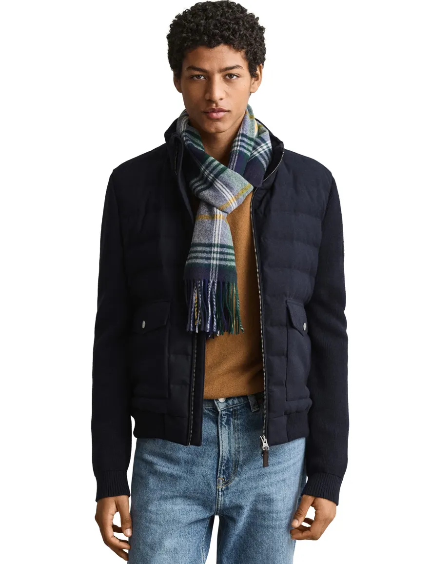 Gant Regular Fit softshell jas donkerblauw
