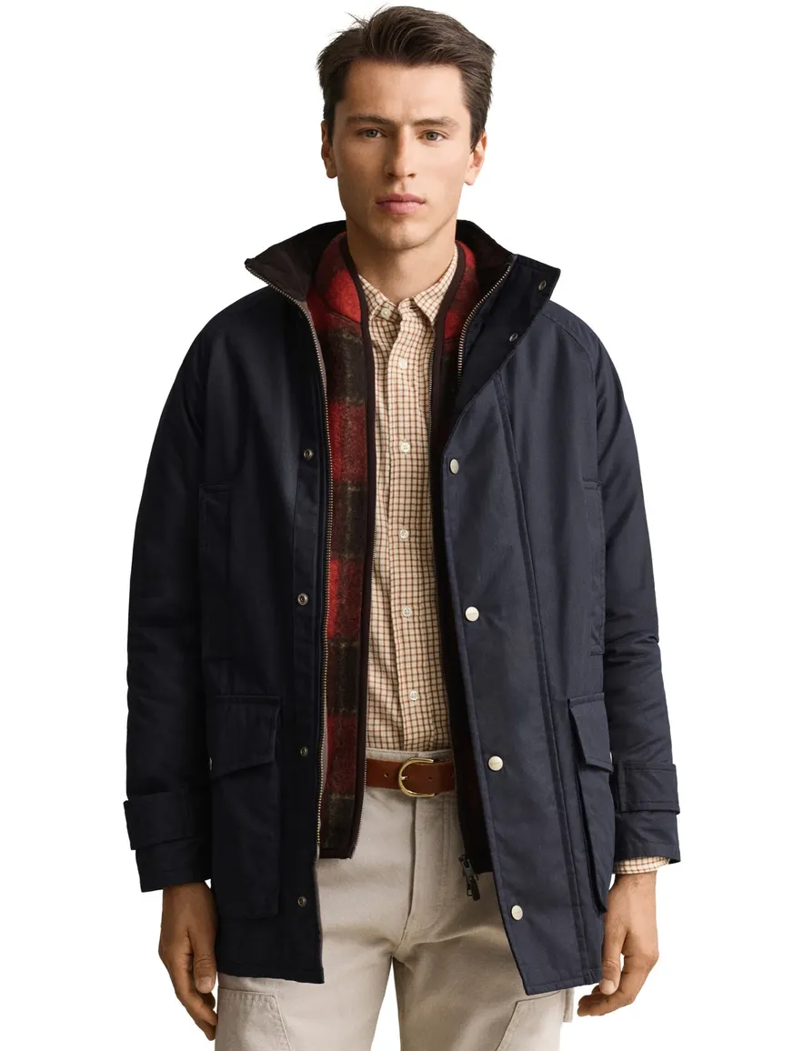 Gant Regular Fit parka met uitneembaar gewatteerd binnenvest