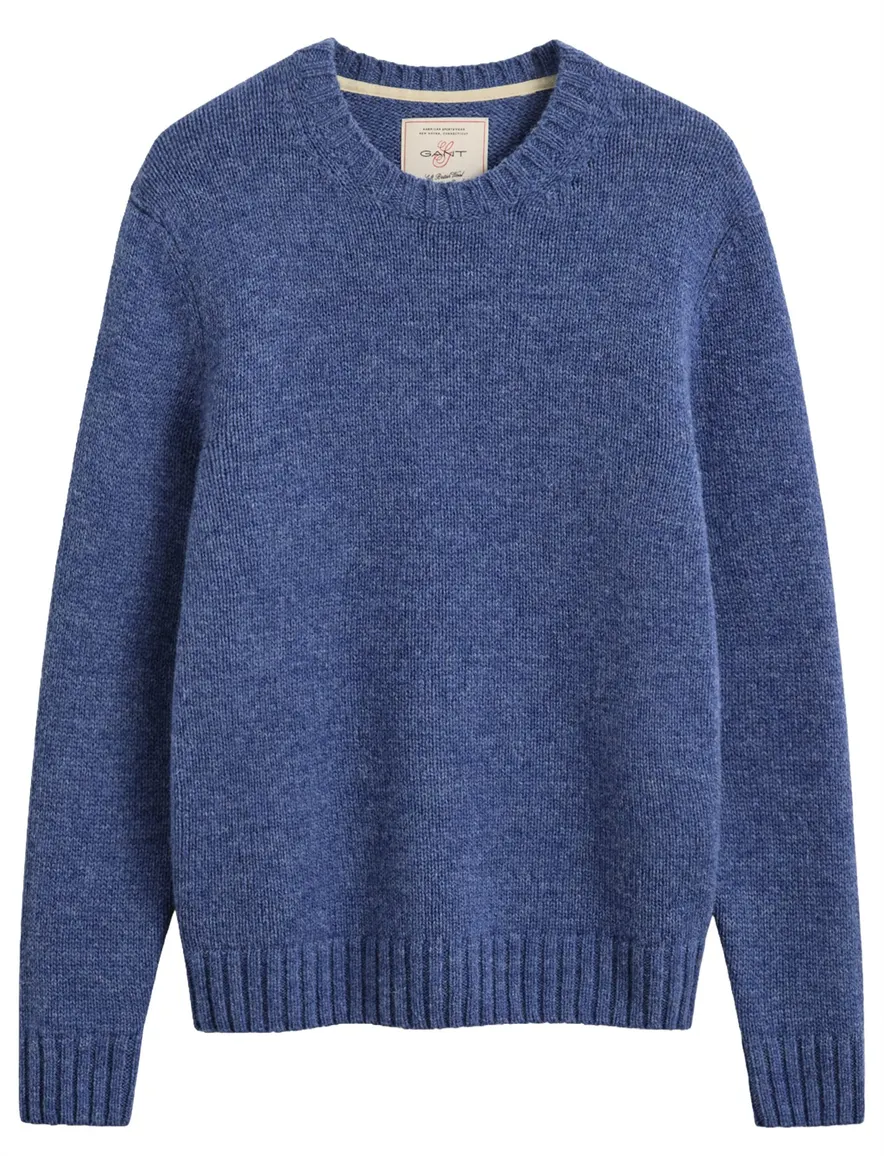 Blauwe trui Gant wol