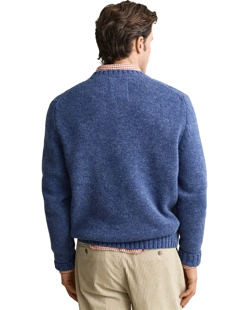 Trui Gant blauw wol