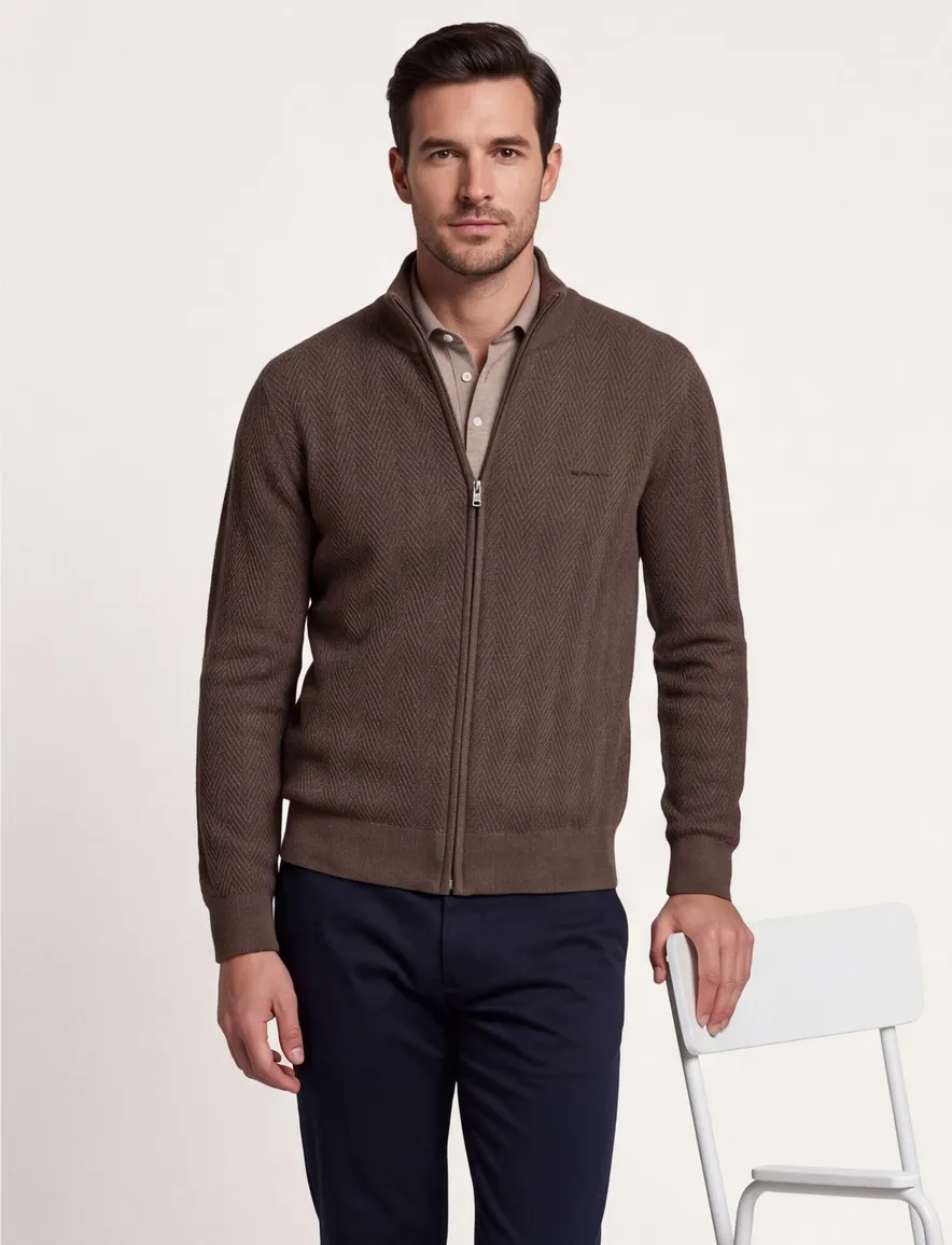 Vest Gant bruin