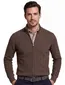 Gant Regular Fit vest bruin visgraatpatroon