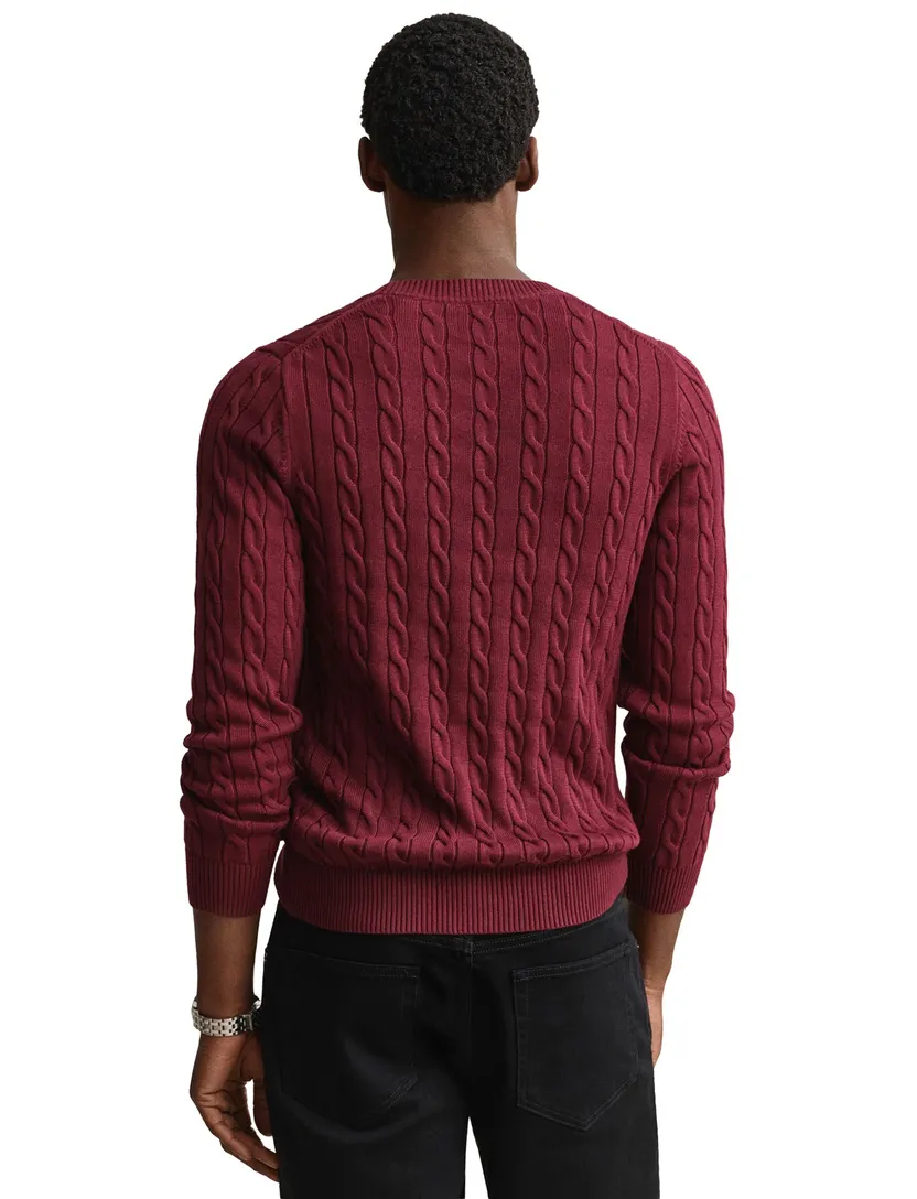 Trui Gant bordeaux gebreid