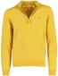 Trui Gant geel lamswol half zip