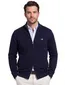 Vest Gant Regular Fit donkerblauw lamswol geborduurd logo