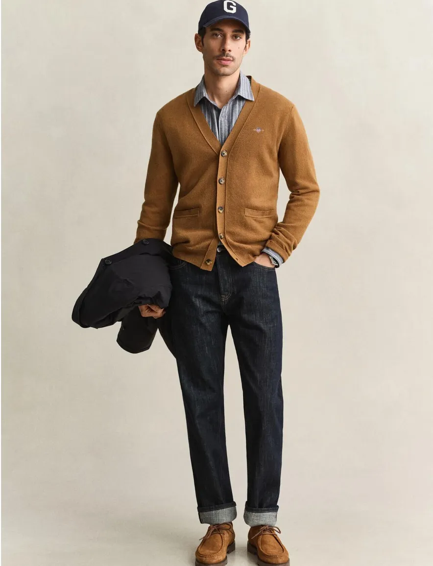 Vest Gant camel