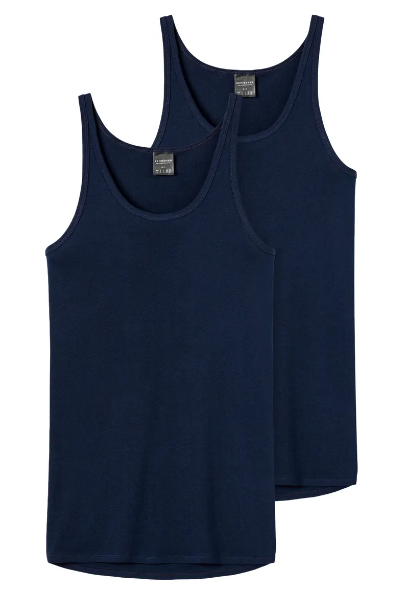 Schiesser Original Classics ondergoed donkerblauw 2-pack