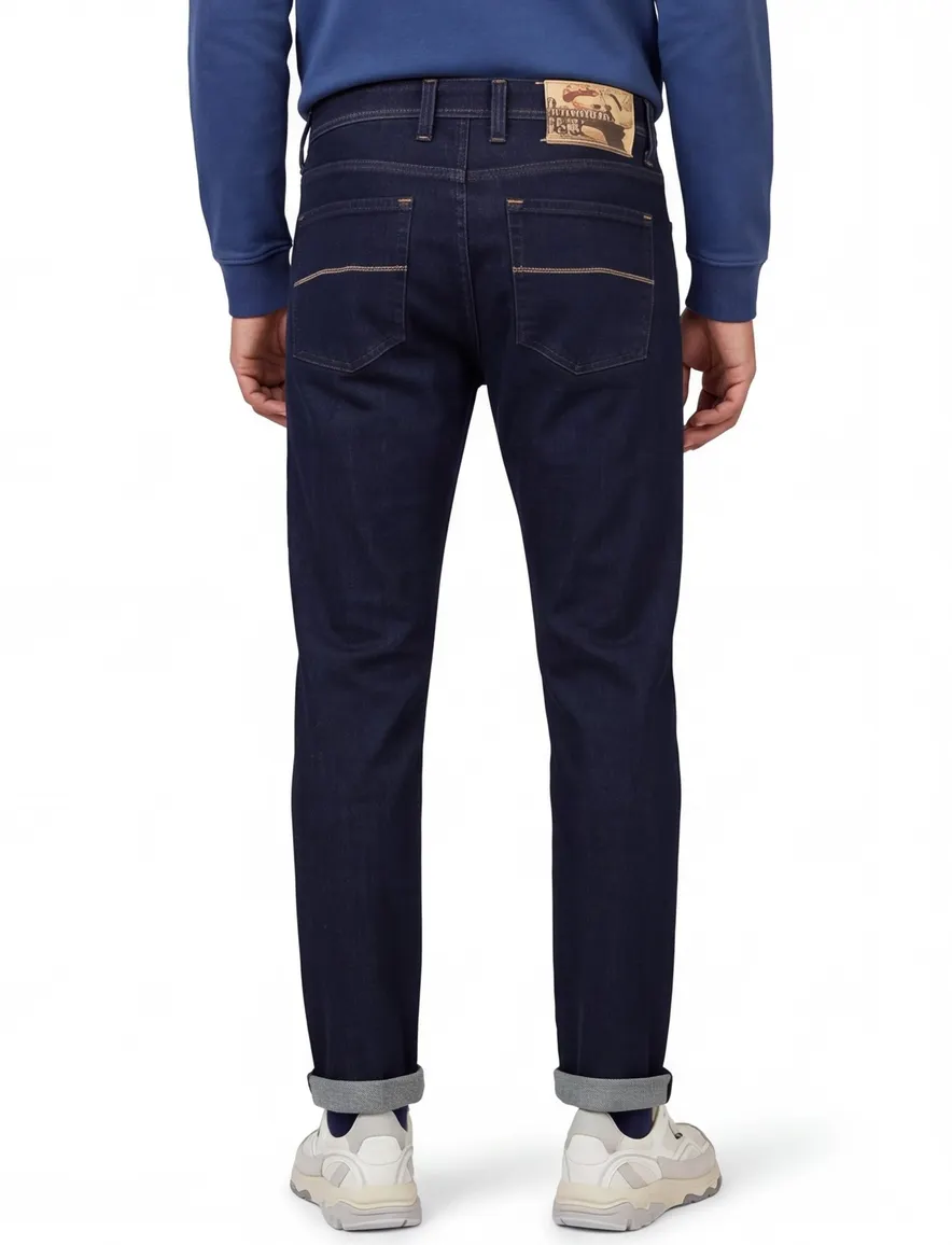 Tramarossa broek donkerblauw 5 pocket model