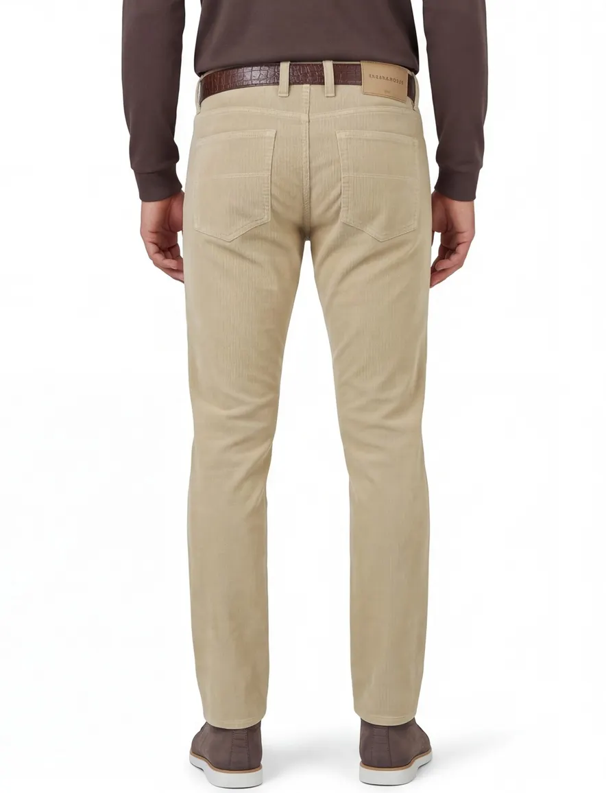 Tramarossa 5-pocket broek beige rib