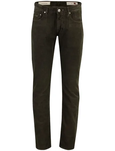 Tramarossa Tramarossa 5-pocket broek donkergroen