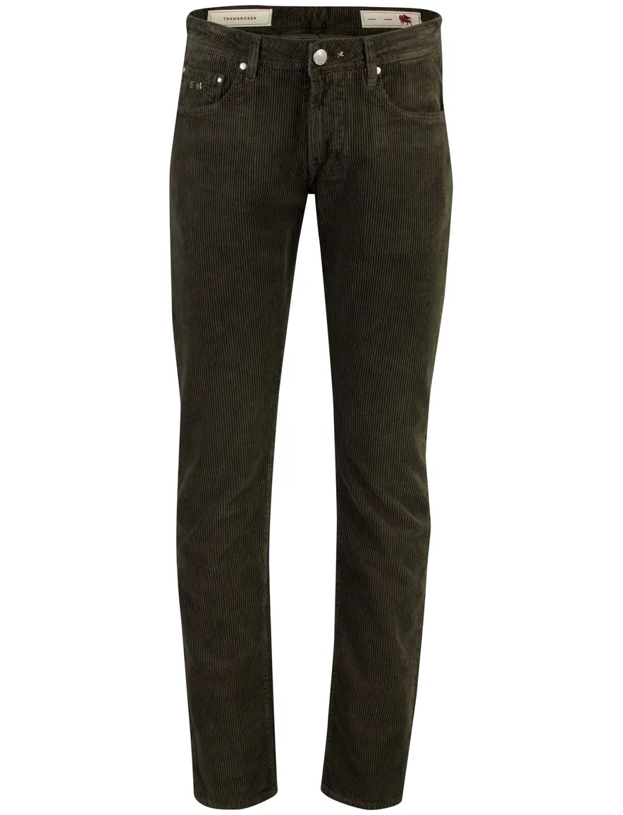 Tramarossa 5-pocket broek donkergroen