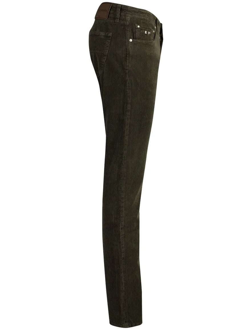 Tramarossa 5-pocket broek donkergroen