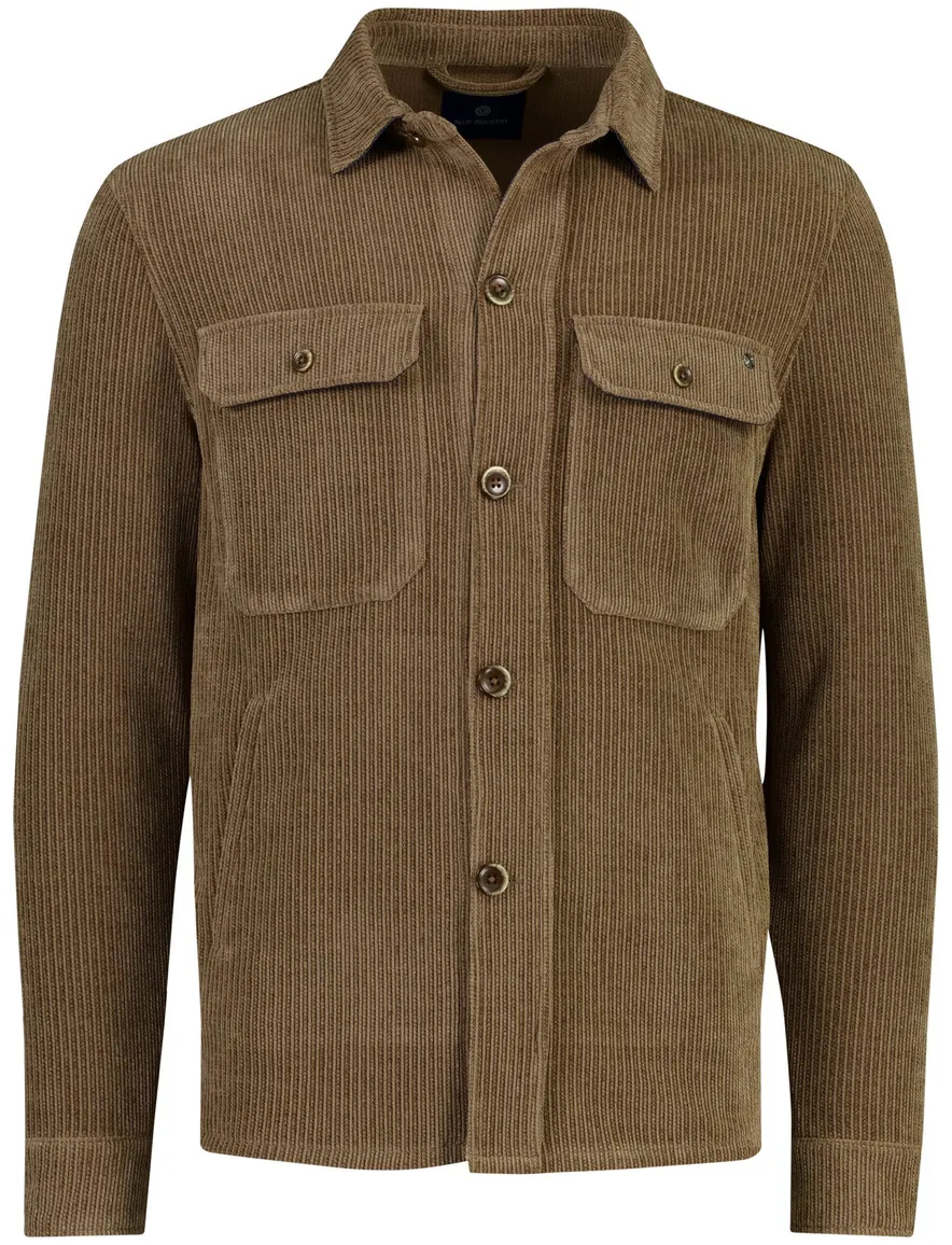Overshirt Blue Industry bruin