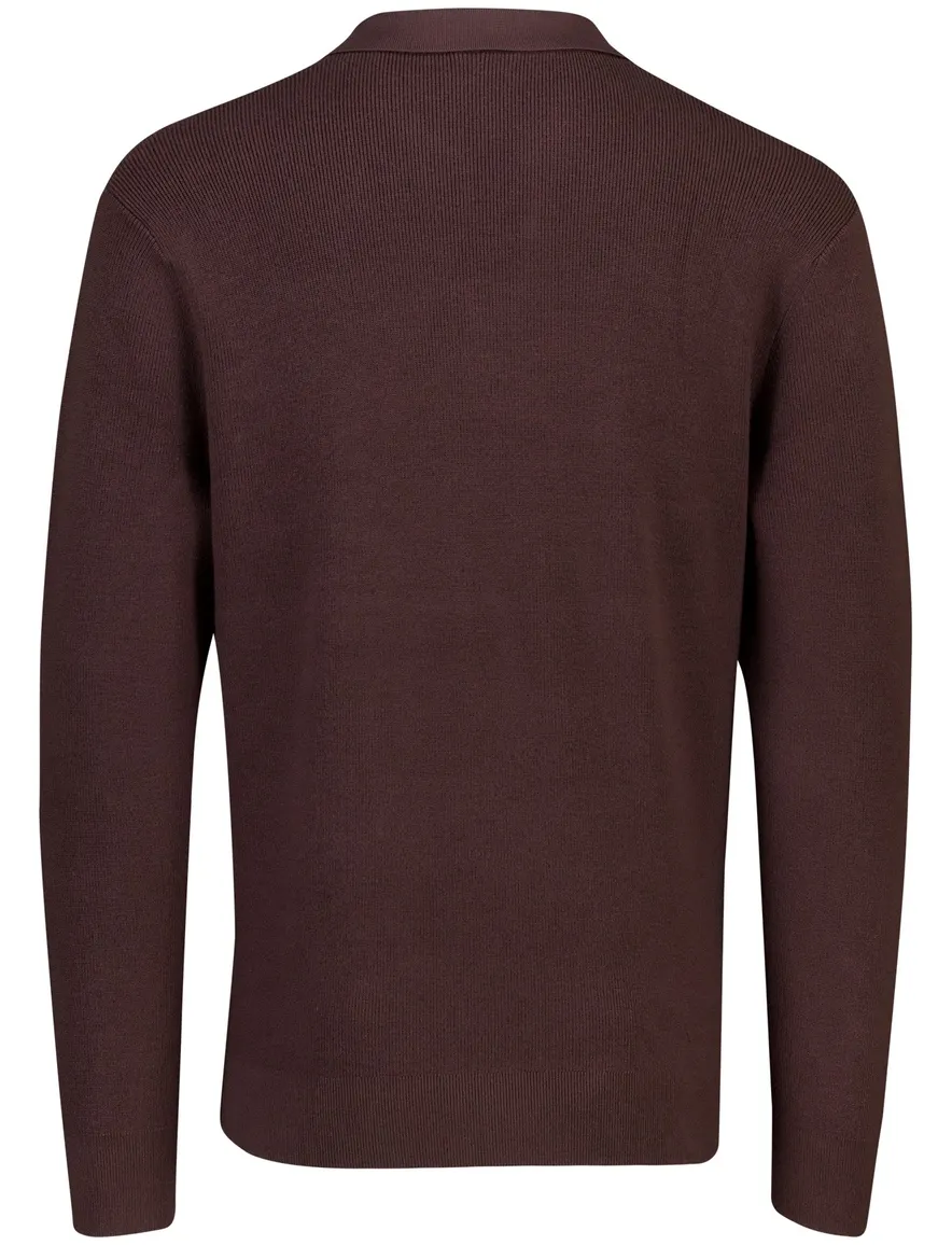 Poloshirt Blue Industry bruin