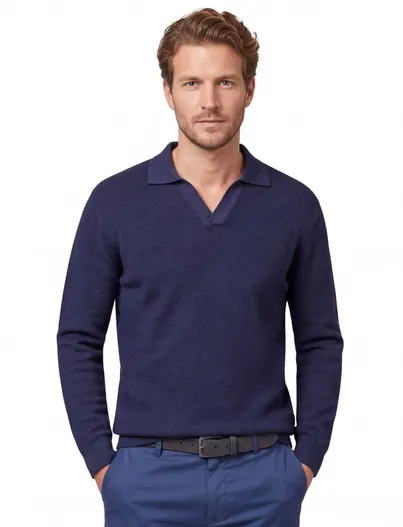 Blue Industry Poloshirt Blue Industry donkerblauw