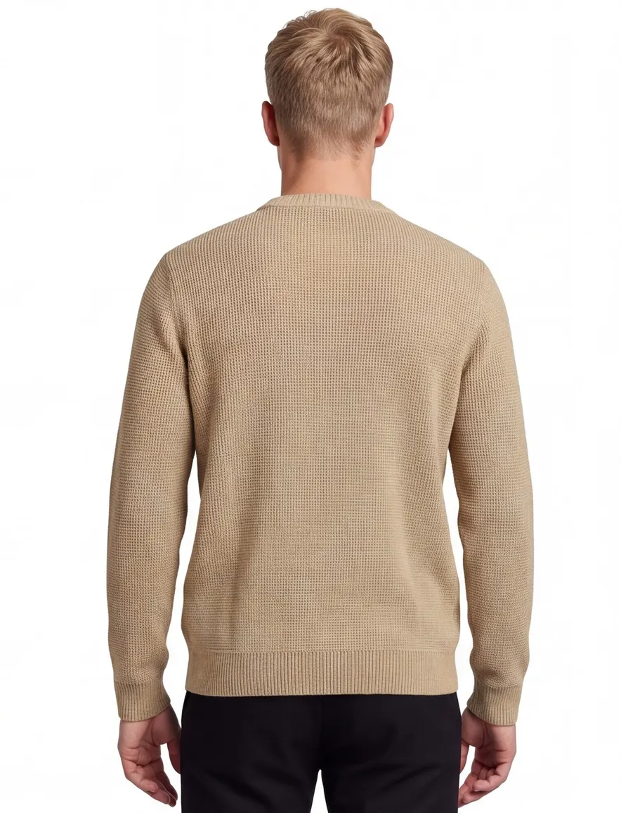 Blue Industry trui camel ronde hals