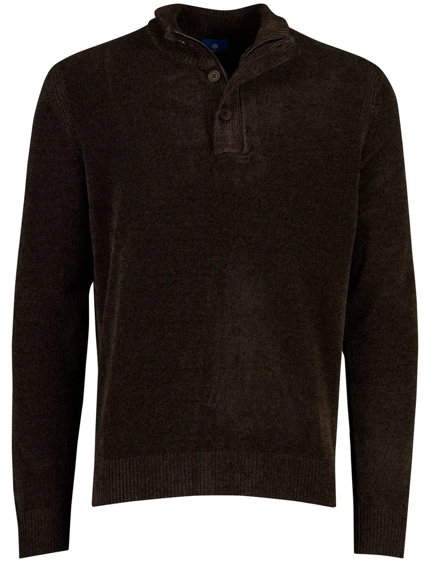 Trui Blue Industry bruin