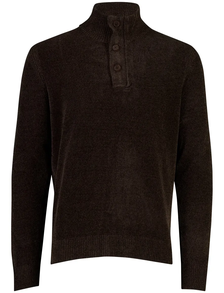 Trui Blue Industry bruin