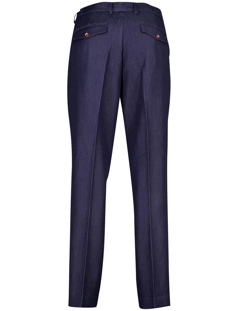 Broek Blue Industry donkerblauw stretch