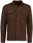 Blue Industry overshirt bruin met borstzak
