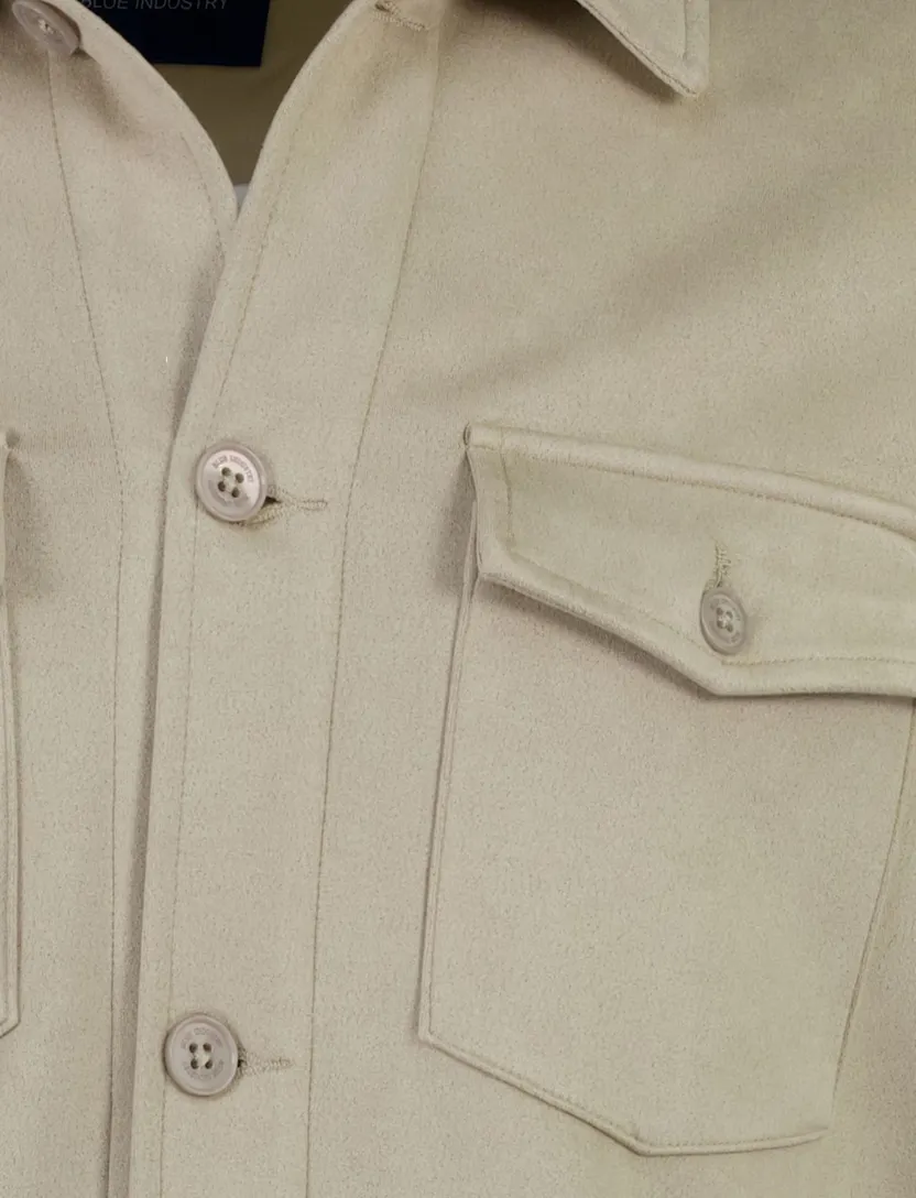 Overshirt Blue Industry beige