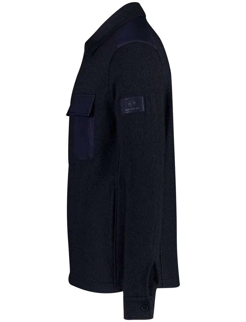 Overshirt Blue Industry donkerblauw