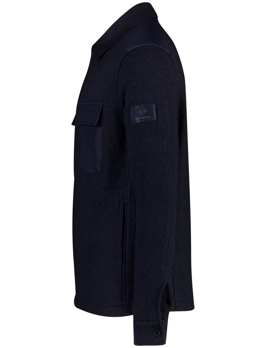 Overshirt Blue Industry donkerblauw