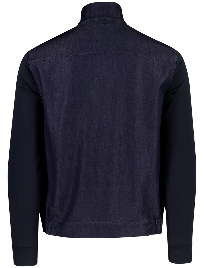 Overshirt Blue Industry donkerblauw Denim look