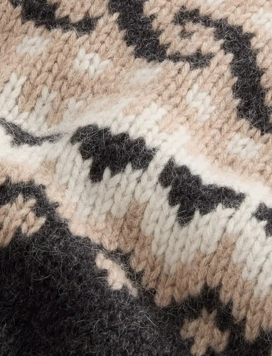 Trui Woolrich grijs geprint