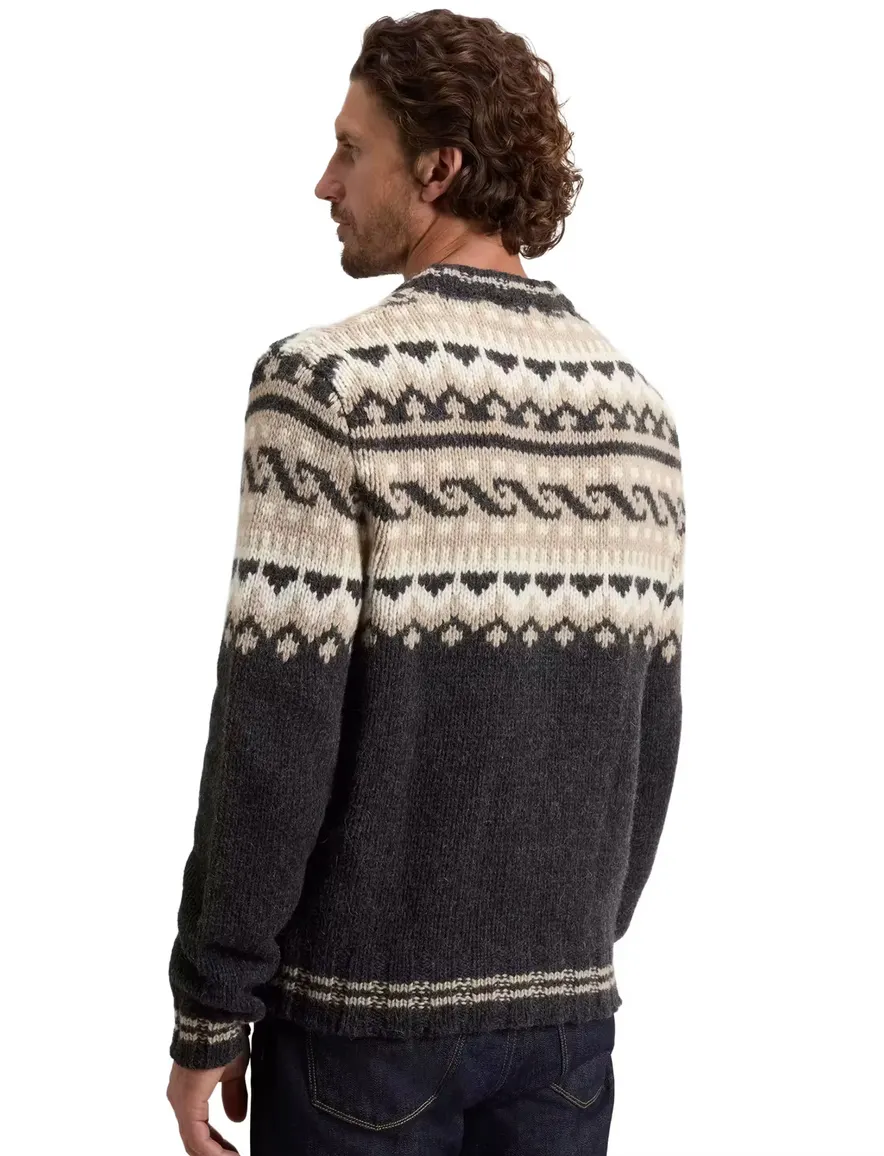 Trui Woolrich grijs geprint