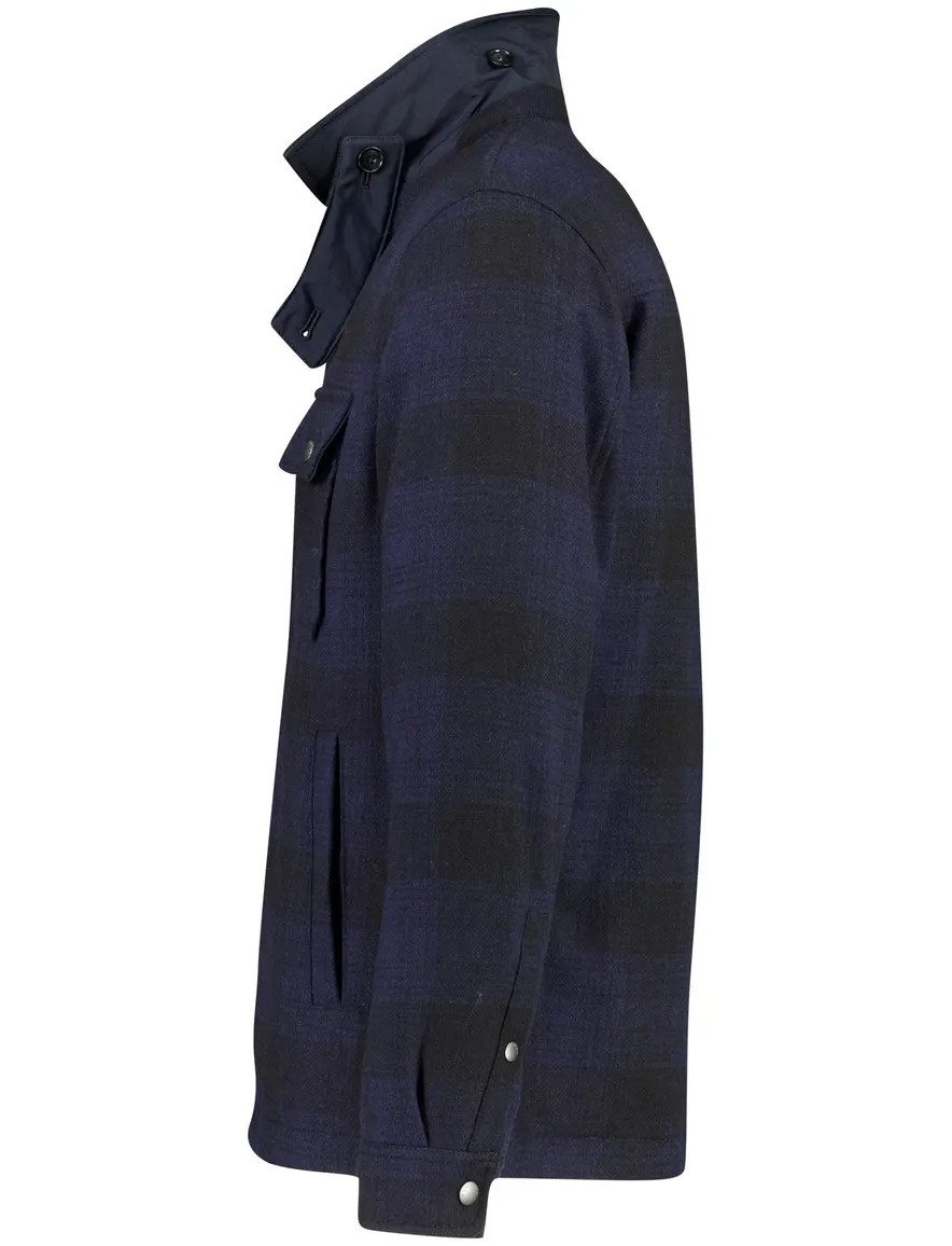 Jas Woolrich donkerblauw